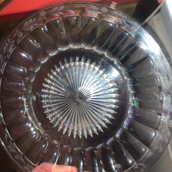 Beautiful Heisey Cut Glass Plate - Picture 7 of 7